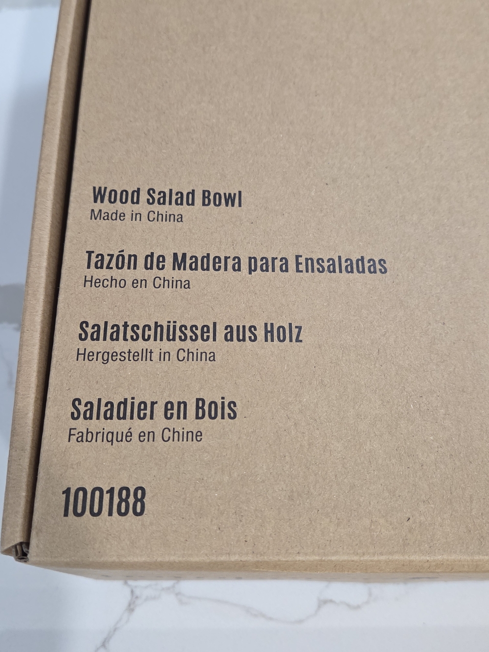 New Pampered Chef Wooden Salad Bowl with Servers - Natural Brown - Picture 6 of 11